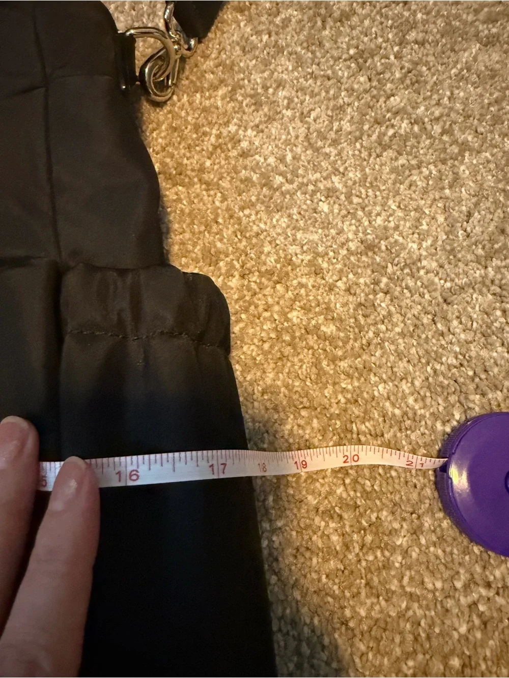 kate spade black nylon crossbody bag/baby bag with changing pad